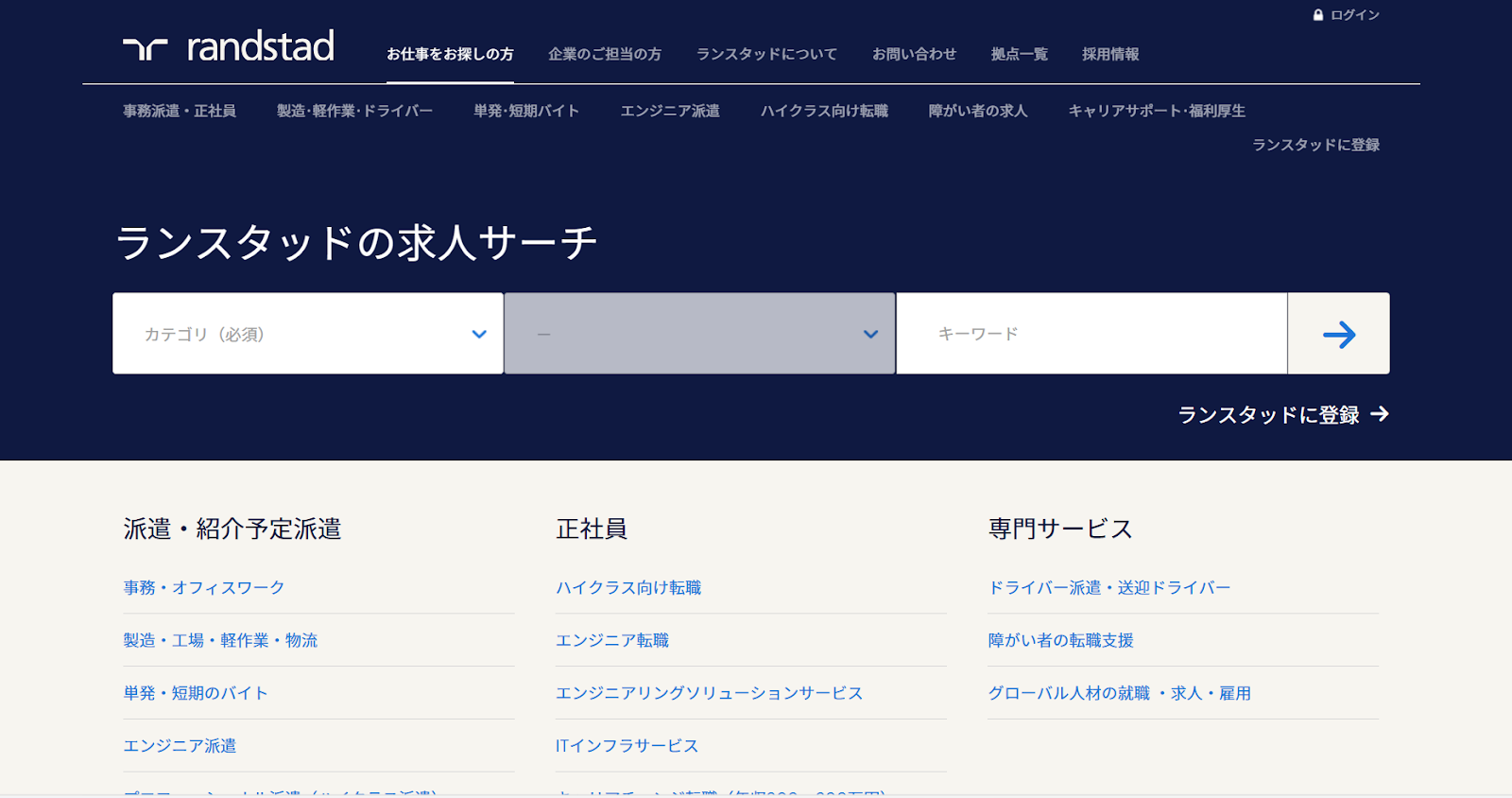 ランスタッドという人材サービスの基本情報
